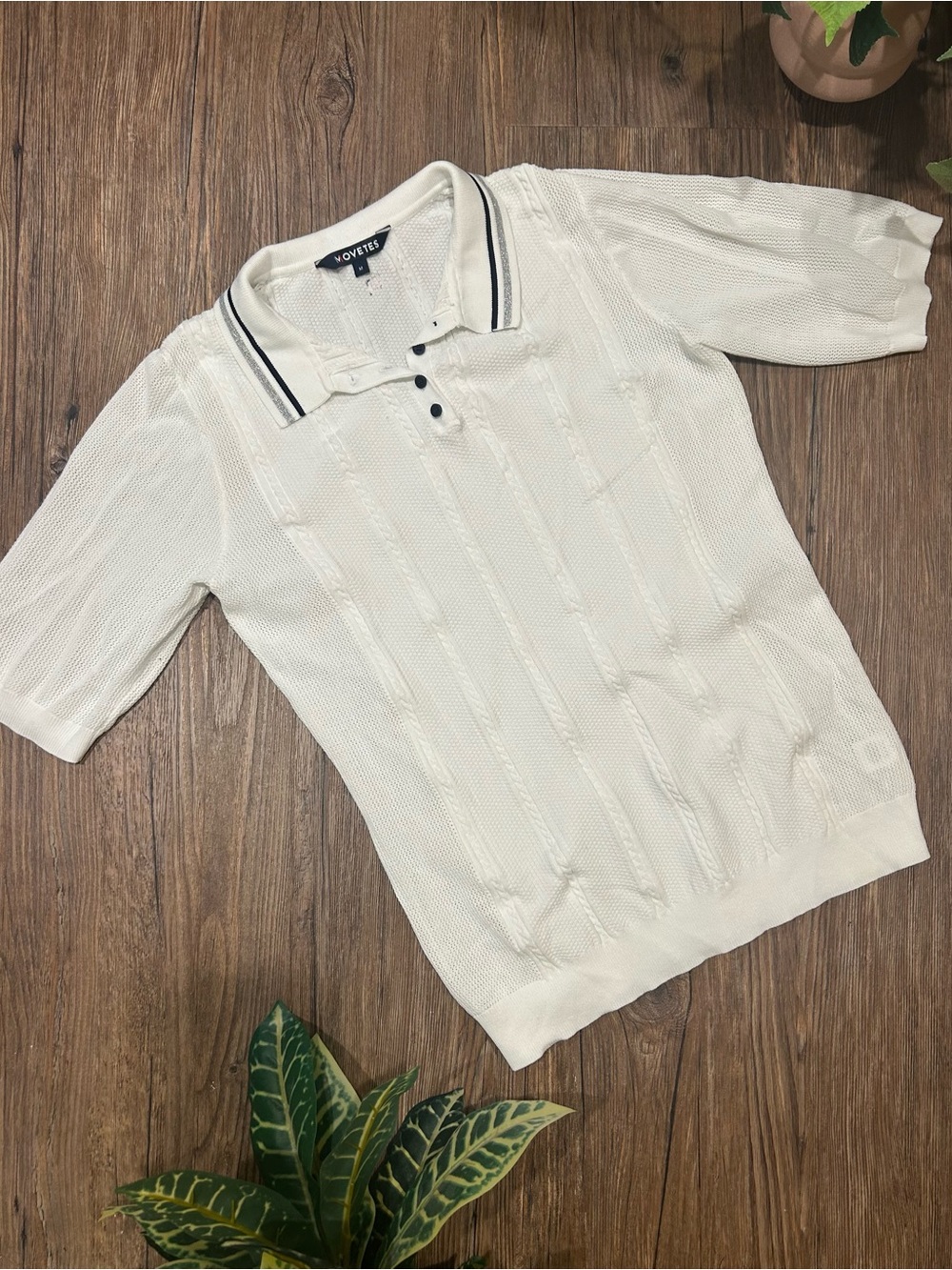 Movetes Women’s Mesh Golf Polo (M)